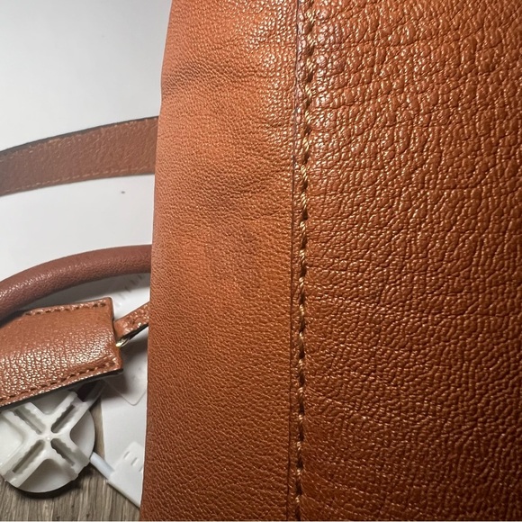 MICHAEL KORS Hamilton Medium Lock and Key Leather Bag Satchel/Shoulder Bag Brn - Picture 8 of 14